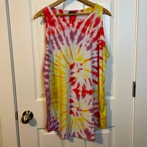 Torrid tie dye tank plus sz 1X